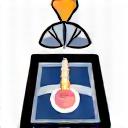 Tablet with checkmark icon